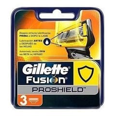 Vaihdettavat päät Fusion Proglide Gillette, 3 kpl hinta ja tiedot | Parranajo ja karvanpoisto | hobbyhall.fi