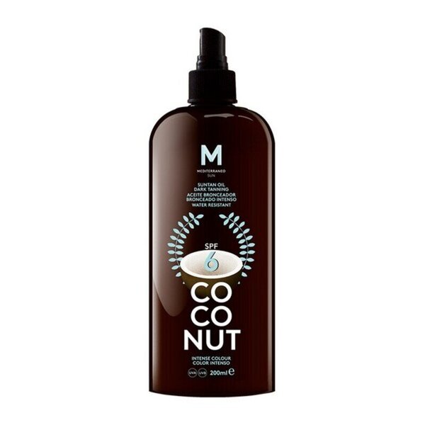 Rusketusöljy Mediterraneo Sun Coconut Suntan Oil Dark Tanning Spf15, 100 ml