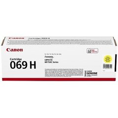 Canon 069H, keltainen, tulostimen muste hinta ja tiedot | Laserkasetit | hobbyhall.fi