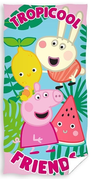 Rantapyyhe Peppa Pig (Pipsa Possu), 70 x 140 cm hinta ja tiedot | Pyyhkeet | hobbyhall.fi