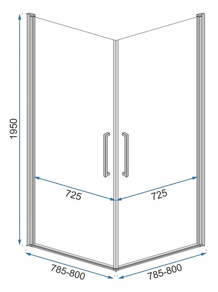 Suihkukaappi Res 32184657 hinta ja tiedot | Suihkukaapit ja suihkunurkat | hobbyhall.fi