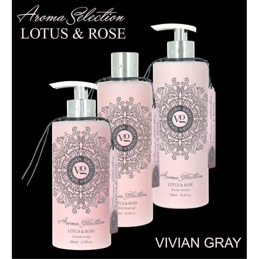 Kermainen nestemäinen käsisaippua Aroma Selection Lotus & Rose (Cream Soap) 400 ml hinta ja tiedot | Saippuat | hobbyhall.fi