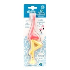 DR. BROWNIN hammasharja ”Flamingo” hinta ja tiedot | Dr. Brown's Hygieniatuotteet | hobbyhall.fi