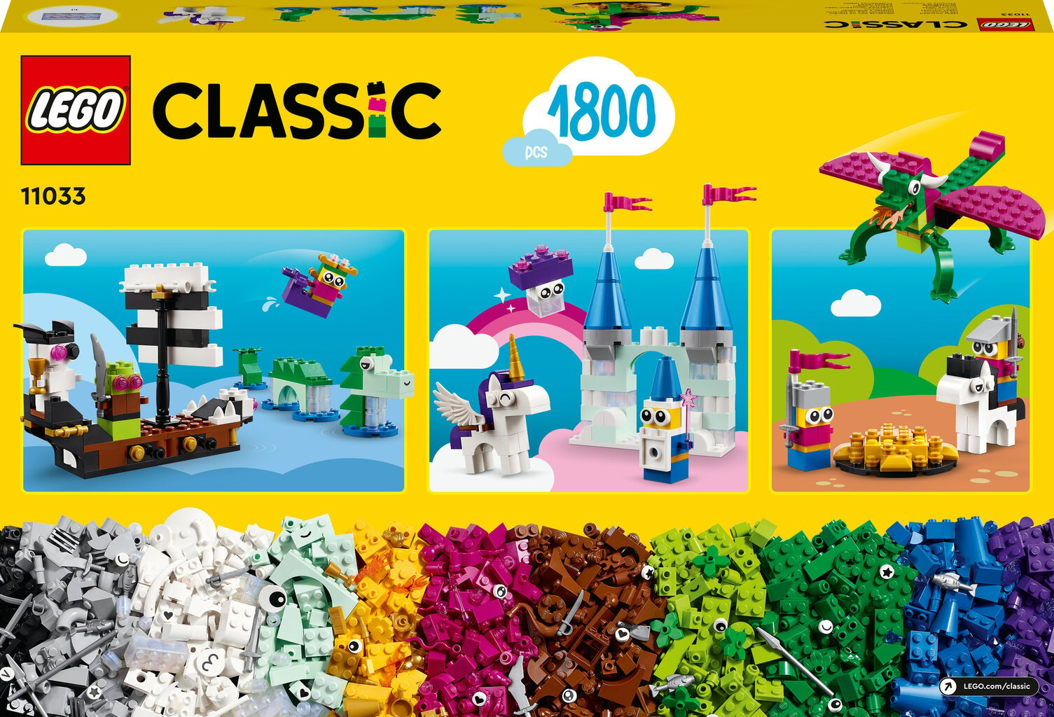 11033 LEGO® Classic Luova fantasiauniversumi hinta ja tiedot | LEGOT ja rakennuslelut | hobbyhall.fi