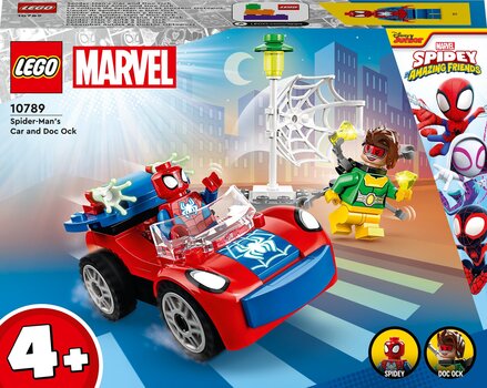 10789 LEGO® Marvel Hämähäkkimiehen auto ja tohtori Octopus hinta ja tiedot | LEGOT ja rakennuslelut | hobbyhall.fi