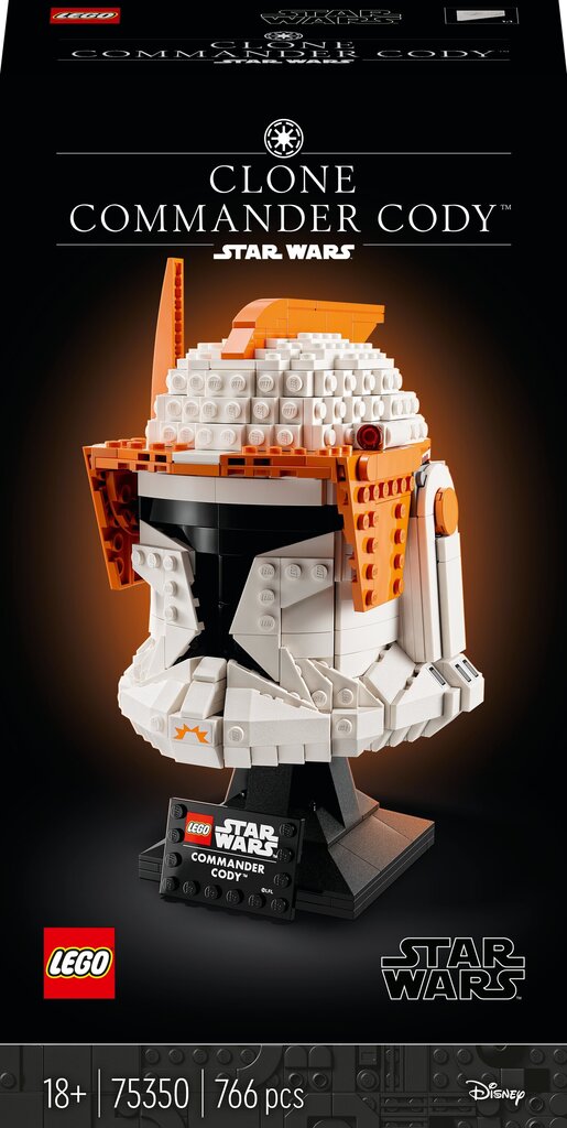 75350 LEGO® Star Wars Codyn kloonikomentajan kypärä hinta ja tiedot | LEGOT ja rakennuslelut | hobbyhall.fi