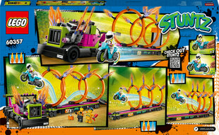 60357 LEGO® City Stunt Challenge - Kuorma- ja palorenkaat hinta ja tiedot | LEGOT ja rakennuslelut | hobbyhall.fi