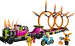 60357 LEGO® City Stunt Challenge - Kuorma- ja palorenkaat hinta ja tiedot | LEGOT ja rakennuslelut | hobbyhall.fi
