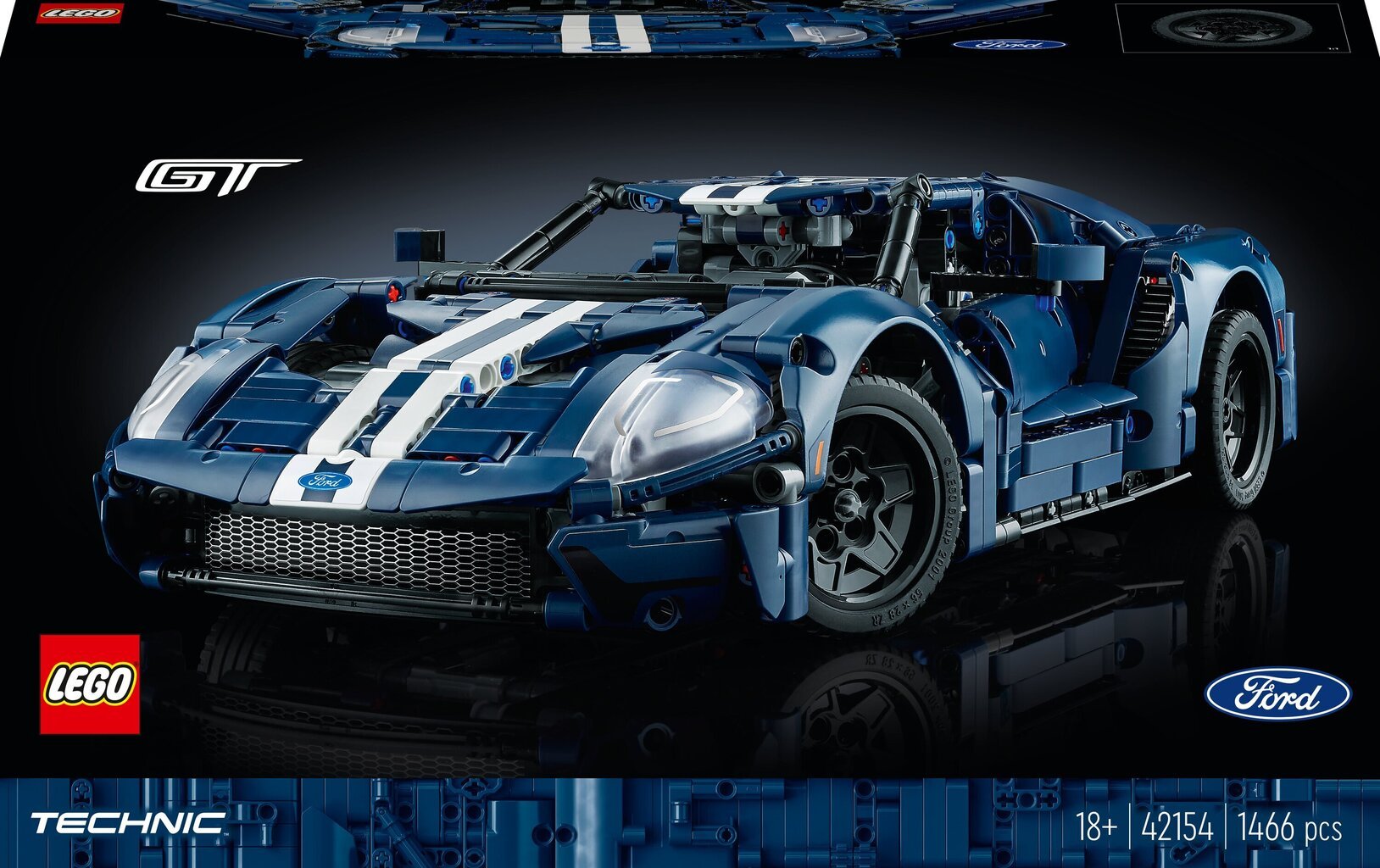 42154 LEGO® Technic 2022 Ford GT hinta ja tiedot | LEGOT ja rakennuslelut | hobbyhall.fi