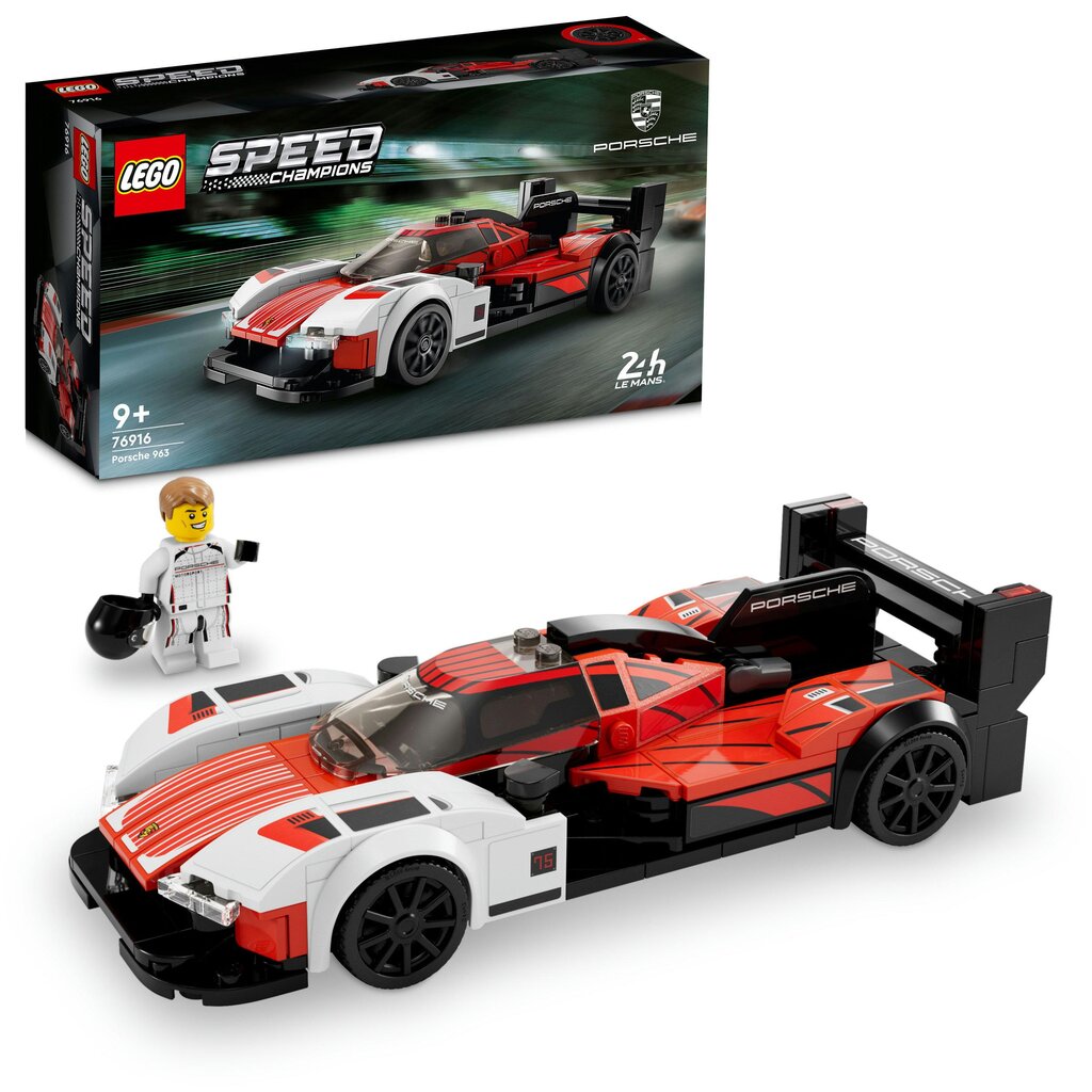 76916 LEGO® Speed Champions Porsche 963 hinta ja tiedot | LEGOT ja rakennuslelut | hobbyhall.fi