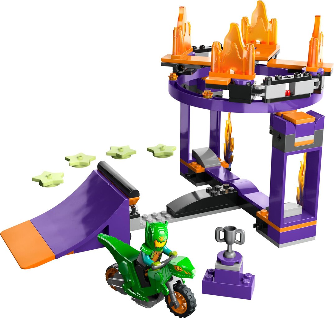 60359 LEGO® City Stunt Challenge - Ramppi hyppypyörällä hinta ja tiedot | LEGOT ja rakennuslelut | hobbyhall.fi