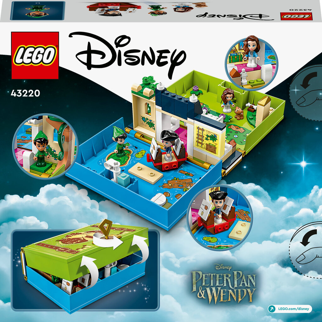 43220 LEGO® Disney Classic Peter Pan ja Wendyn seikkailu hinta ja tiedot | LEGOT ja rakennuslelut | hobbyhall.fi