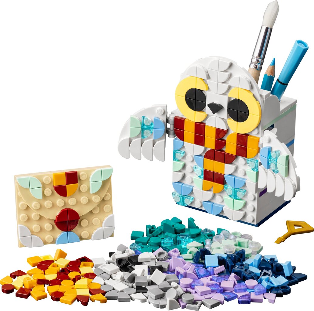 41809 LEGO® Dots Hedwig muotoinen kynäteline hinta ja tiedot | LEGOT ja rakennuslelut | hobbyhall.fi