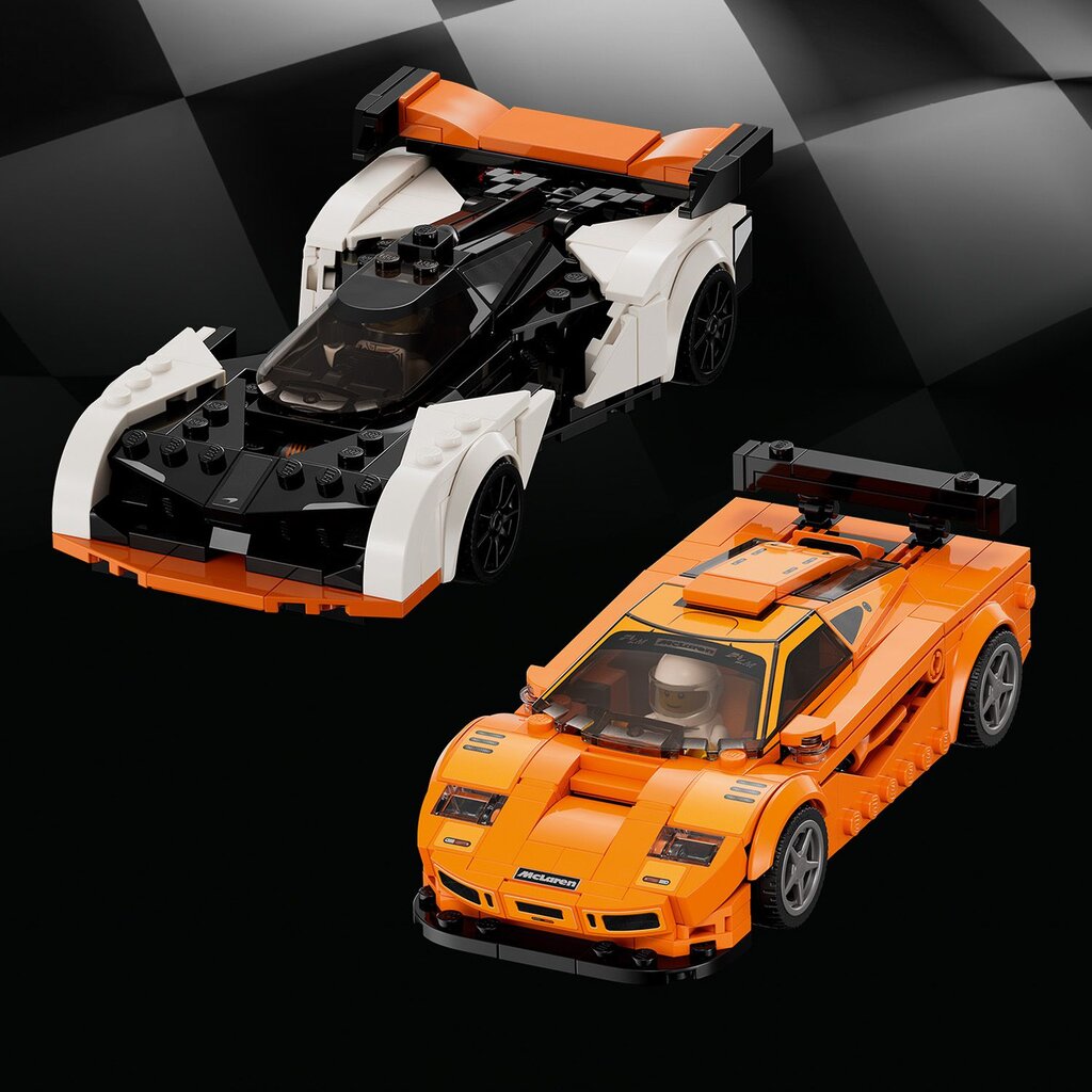 76918 LEGO® Speed Champions McLaren Solus GT ir McLaren F1 LM hinta ja tiedot | LEGOT ja rakennuslelut | hobbyhall.fi