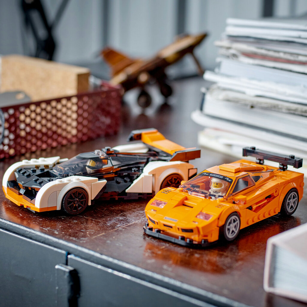 76918 LEGO® Speed Champions McLaren Solus GT ir McLaren F1 LM hinta ja tiedot | LEGOT ja rakennuslelut | hobbyhall.fi