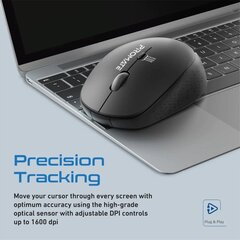 Promate Tracker MaxComfort Ergonomic hinta ja tiedot | Hiiret | hobbyhall.fi