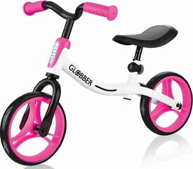 Potkupyörä Globber Go Bike 610262, valkoinen/vaaleanpunainen hinta ja tiedot | Potkupyörät | hobbyhall.fi