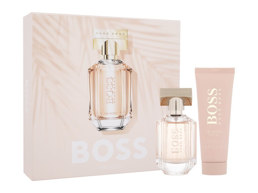 Sarja Hugo Boss Boss The Scent For Her naisille: parfum EDP 50 ml + vartalovoide 75 ml hinta ja tiedot | Naisten hajuvedet | hobbyhall.fi