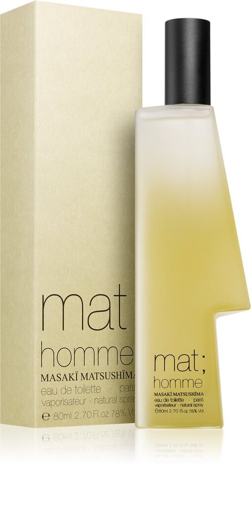 Hajuvesi Masaki Matsushima Mat Homme EDT miehille 80 ml hinta ja tiedot | Miesten hajuvedet | hobbyhall.fi