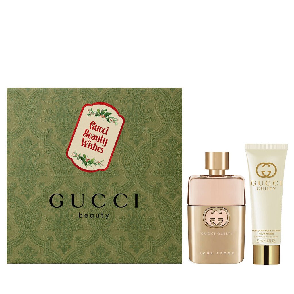 Kokoelma Gucci Gucci Guilty naisille: parfum EDP, 50 ml + vartalovoide, 50 ml hinta ja tiedot | Naisten hajuvedet | hobbyhall.fi