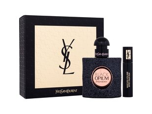 Setti naisille Yves Saint Laurent Black Opium: EDP, 30 ml + miniripsiväri, 2 ml hinta ja tiedot | Naisten hajuvedet | hobbyhall.fi