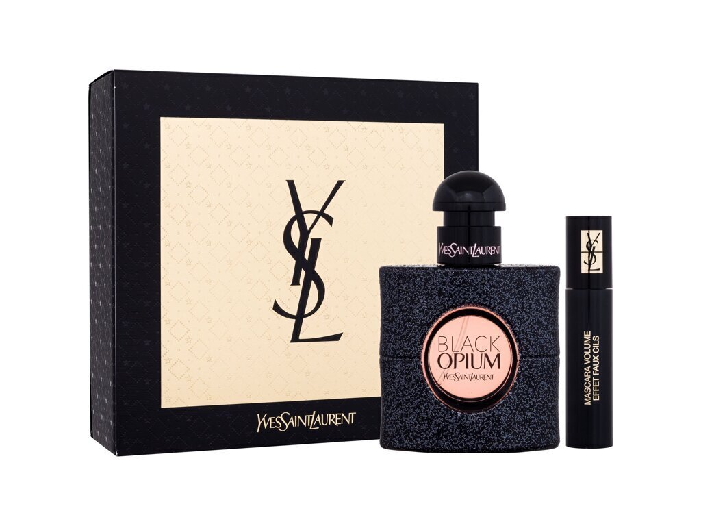 Setti naisille Yves Saint Laurent Black Opium: EDP, 30 ml + miniripsiväri, 2 ml hinta ja tiedot | Naisten hajuvedet | hobbyhall.fi