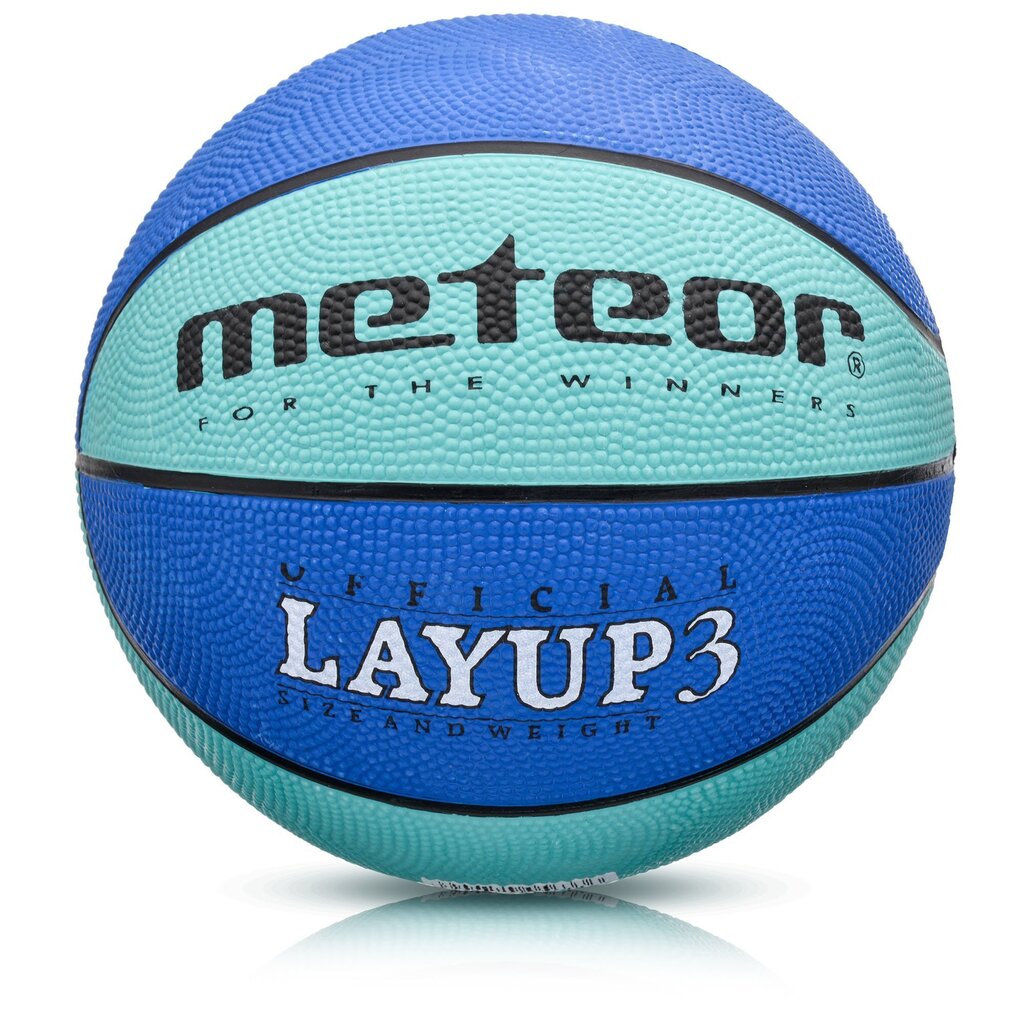 Koripallo Meteor Layup 3, sininen hinta ja tiedot | Koripallot | hobbyhall.fi