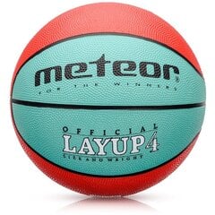 METEOR LAYUP, koko 4, sinisen värinen Koripallo hinta ja tiedot | Koripallot | hobbyhall.fi