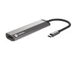 Adapteris Natec Multi-Port Fowler Slim, USB Type-C hinta ja tiedot | Adapterit | hobbyhall.fi