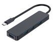 Adapteris Gembird UHB-CM-U3P4-01, USB 3.1 (Gen 1), Type-C hinta ja tiedot | Adapterit | hobbyhall.fi