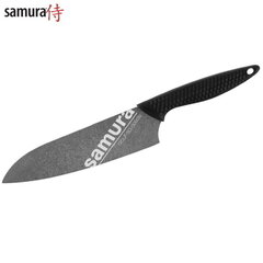 Samura Golf Stonewash keittiöveitsi Santoku-veitsi, 18 cm hinta ja tiedot | Veitset ja tarvikkeet | hobbyhall.fi