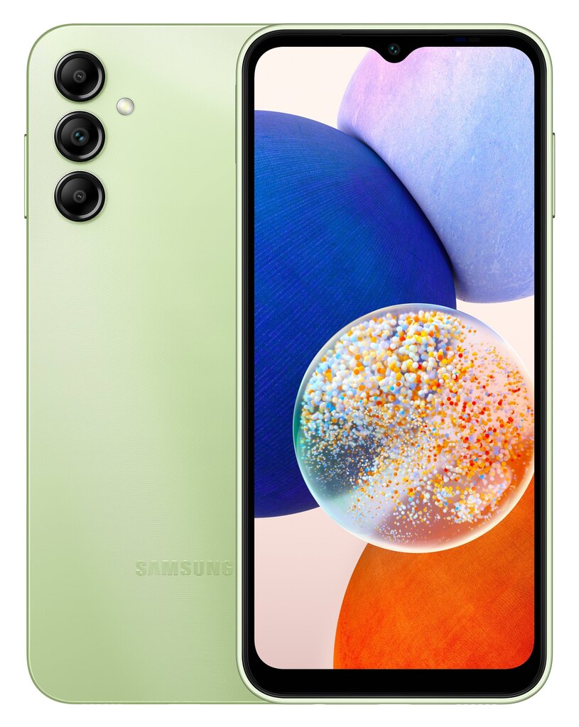 Samsung Galaxy A14 5G 4/64GB Light Green SM-A146PLGDEUE hinta ja tiedot | Matkapuhelimet | hobbyhall.fi