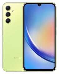Samsung Galaxy A34 5G 6/128GB Light Green SM-A346BLGAEUE hinta ja tiedot | Samsung Puhelimet, älylaitteet ja kamerat | hobbyhall.fi