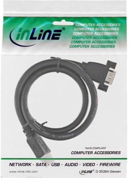 InLine 17500B hinta ja tiedot | Kaapelit ja adapterit | hobbyhall.fi