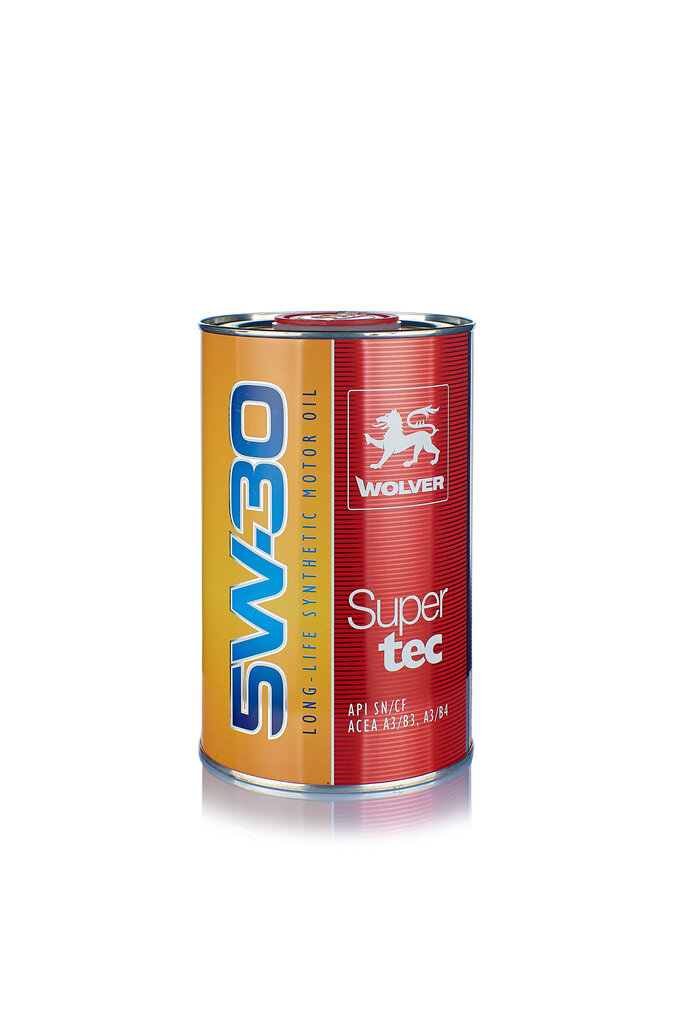 Wolver SuperTec synteettinen moottoriöljy, 5W-30, 1L hinta ja tiedot | Moottoriöljyt | hobbyhall.fi
