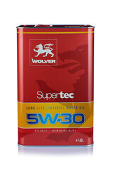 Wolver SuperTec synteettinen moottoriöljy 5W-30, 4L hinta ja tiedot | Wolver Voiteluaineet | hobbyhall.fi