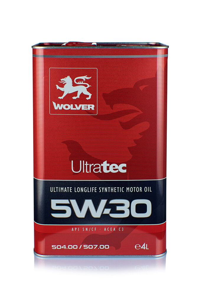 Wolver UltraTec synteettinen moottoriöljy, 5W-30, 4L hinta ja tiedot | Moottoriöljyt | hobbyhall.fi