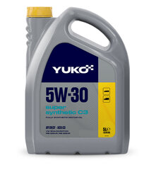 Yuko Super Synthetic synteettinen moottoriöljy, С3 5W-30, 5L hinta ja tiedot | Yuko Autotuotteet | hobbyhall.fi
