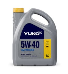 Yuko Synthetic synteettinen synteettinen moottoriöljy, 5W-40, 5L hinta ja tiedot | Yuko Voiteluaineet | hobbyhall.fi