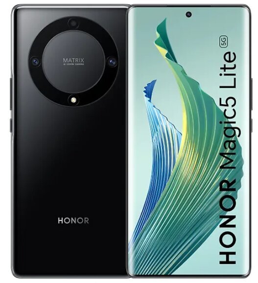 Honor Magic5 Lite 5G 6/128GB Midnight Black 5109AMAA hinta ja tiedot | Matkapuhelimet | hobbyhall.fi