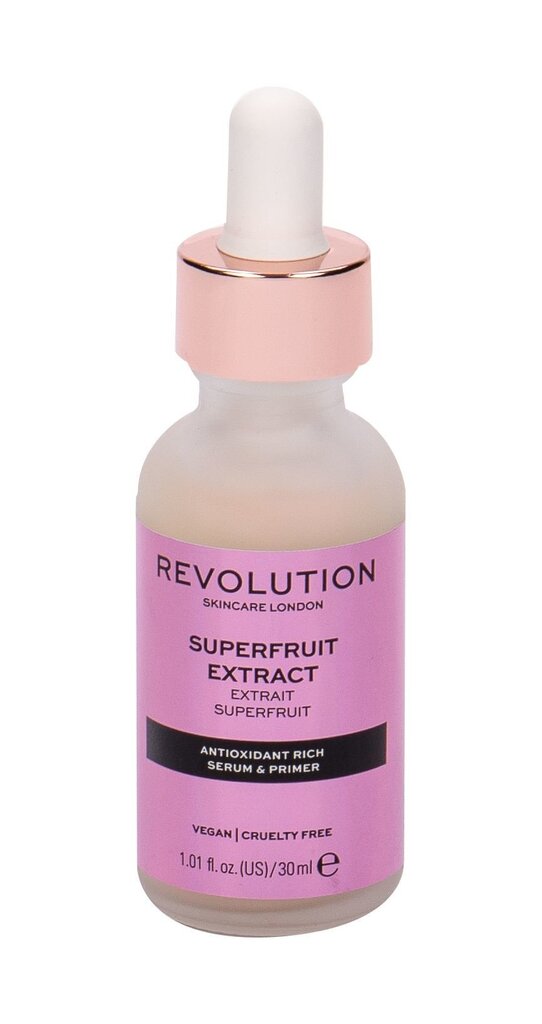 Make up Revolution Superfruit Extract meikkivoide Seerumi 30 ml hinta ja tiedot | Meikkivoiteet ja puuterit | hobbyhall.fi