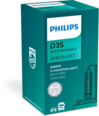 Philips Xenon X-tremeVision D3S +150%, 4800k