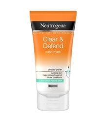 Neutrogena Visibly Clear kasvojen puhdistusaine-naamio 150 ml hinta ja tiedot | Kasvojen puhdistusaineet | hobbyhall.fi