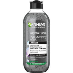 Garnier Skin Naturals hiiltä sisältävä hiutalegeeli, 400ml. hinta ja tiedot | Kasvojen puhdistusaineet | hobbyhall.fi