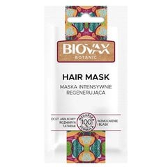 Intensiivisesti palauttava hiusnaamio omenaviinietikalla L'biotica Biovax Botanic Hair Mask, 20ml hinta ja tiedot | Hiusnaamiot, öljyt ja seerumit | hobbyhall.fi