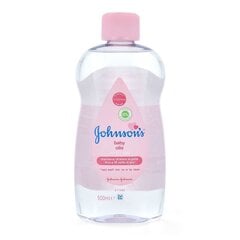 Öljy lapsille ja vauvoille Johnson's Baby Oil, 500ml hinta ja tiedot | Lasten ja äitiysajan kosmetiikka | hobbyhall.fi