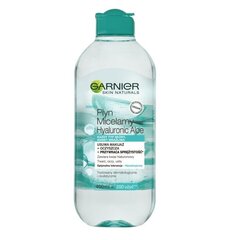 Misellivesi kaikille ihotyypeille Garnier Hyaluronic Aloe, 400ml hinta ja tiedot | Kasvojen puhdistusaineet | hobbyhall.fi