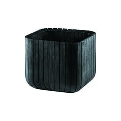 Kukkaruukku Keter Cube Planter, 21,5 l, grafiitti hinta ja tiedot | Kukkaruukut | hobbyhall.fi