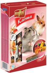 Vitapol Täysrehu hedelmillä kaneille ja hamstereille 350g hinta ja tiedot | Pieneläinten ruoat | hobbyhall.fi