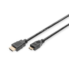 HDMI-kaapeli Digitus AK-330106-030-S, 3 m hinta ja tiedot | Kaapelit ja adapterit | hobbyhall.fi